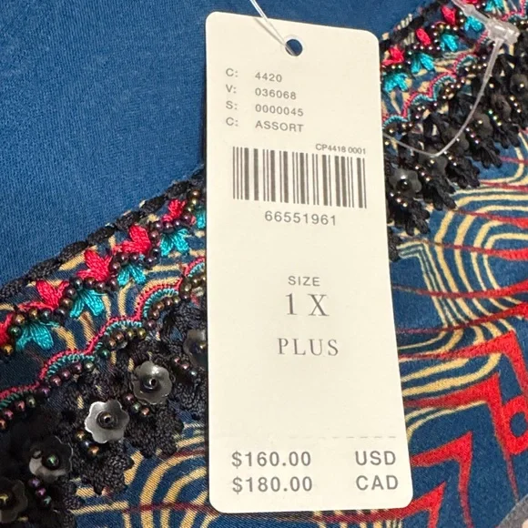 Bhanuni by Jyoti for Anthropologie Multicolor Women's Tunic - Picture 5 of 6